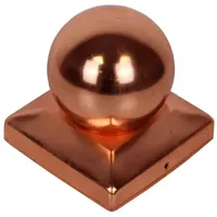 Baumarktplus Pfostenkappe 9 x 9 cm Kupfer