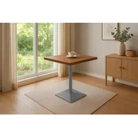 Sam Bistrotisch Baumkante massiv 80 x 80 cm Akazie