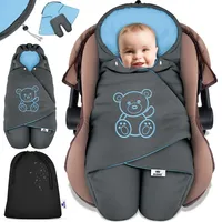 Kidiz KIDIZ® Baby Einschlagdecke Babyschale Winter Herbst Babydecke mit