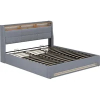 VitaliSpa Polsterbett Christin, 180x200 mit LED und Usb-anschluss, Vitalispa