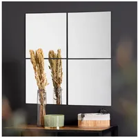 Hi Haushalt International Nordheim viereckiger Spiegel-Wandaufkleber 4er-Set (30 x