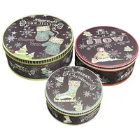 Luxuskollektion Keksdose nostalgisch Metall 3-teiliges Set