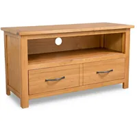 VidaXL TV-Schrank 90x35x48 cm Massivholz Eiche