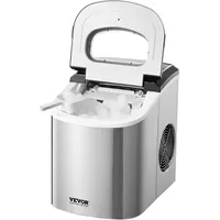 Vevor Eiswürfelbereiter Desktop tragbare Eismaschine (15 kg/Tag), 9 Würfel