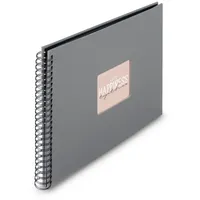 Hama Fine Art Spiral Steingrau 36x32 50 schwarze Seiten