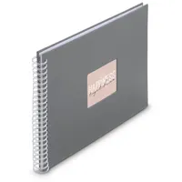 Hama Fine Art Spiral Steingrau 36x32 50 weiße Seiten