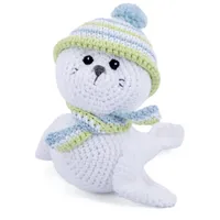 Gründl Häkeltier Robbe Robby, Nähset, Häkelset