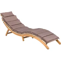 Merxx Gartenliege Capri Natur inkl. Auflage