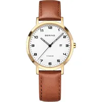 BERING Titanium Quarz Gold 18634-534