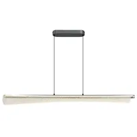 GLOBO Pendelleuchte 1-flg. LED 121 cm anthrazit matt Acryl