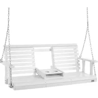 Vevor Hollywoodschaukel Zedernholz, 1523x710x600mm, Terrassenschaukel für Hof und Garten,