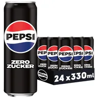 Pepsi Zero Zucker, Das zuckerfreie Erfrischungsgetränk von Pepsi ohne