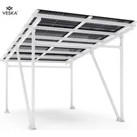 Veska Solar-Carport EcoPort 5000Bi 5,60 x 3,70 m weiß