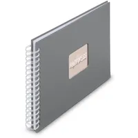 Hama Fine Art Spiral Steingrau 28x24 50 weiße Seiten