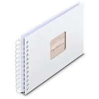 Hama Fine Art", 24x17 cm, 50 weiße Seiten, Weiß