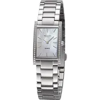 REGENT Damenuhr Edelstahl-Armbanduhr Analog Metallarmband silber URBA865 - Silber