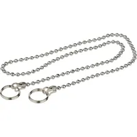 Kirchhoff Ventilkette, Chrom, 300 mm, mit 2 Ringen