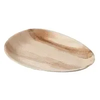 Greenbox - Palmblatt Teller Palmware® 26 cm tropfenförmig 200