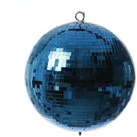 Satisfire Spiegelkugel 30cm blau Safety Discokugel Mirrorball party Disko