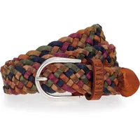 Mustang Bunter Flechtgürtel mit Dornschließe in Silber-75