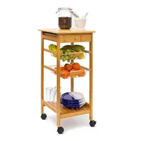 Relaxdays Küchenrollwagen JAMES S mit 2 Körben