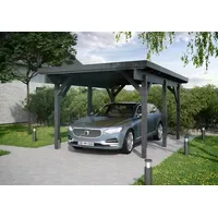 Kiehn-Holz Einzelcarport KH 301 3,44 x 5,04 m grau