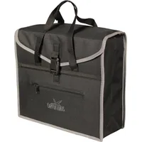 Greenlands Fahrradtasche Packtasche Einkaufstasche Shoppingtasche schwarz grau