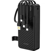 DUDAO K11 Pro Powerbank mit Kabeln Schwarz