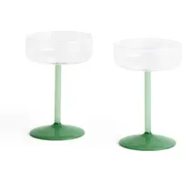 HAY Tint Cocktailgläser, grün, 2 St.