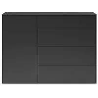 Set One by Musterring Kommode Riverside Dekor Schwarz