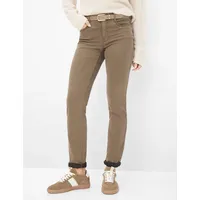 Brax Damen, Five-Pocket-Hose Style MARY caramel, denim hellbraun, Gr.