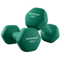 Songmics Kurzhantel 2er Set 4 kg Neopren grün