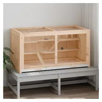 VidaXL Kleintierkäfig 104 x 52 x 54 cm braun