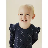 NAME IT Minikleid »NMFOEANA LS SWE DRESS BRU PB«,