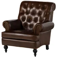 Massivmoebel24 Sessel Chesterfield Leder 84 x 94 x 84