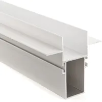 Deko-Light Profil COMBO Einbau Trafoprofil 2m Aluminium grau/weiß