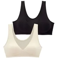 PETITE FLEUR Still-BH Damen puder+schwarz Gr.36