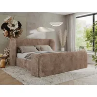 Mks möbel MKS MEBLE Doppelbett Polsterbett mit Lattenrost 200x200