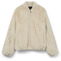 Vero Moda Kunstpelzjacke "VMSONJALIGA" in Beige - M
