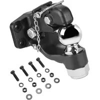 Vevor Bolzenhaken, 13605 kg, Anhängerkupplungs-Empfängerhaken-Kombination 2-5/16-Zoll-Kugelkopf, passend für 6,35-7,62cm