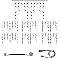 StarTrading SYSTEM 24 KOMPLETT SET 14m Lichtervorhang Eisregen Icicle