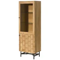 MASSIVMOEBEL24.DE Vitrine LONDON 60 x 40 x 180 cm