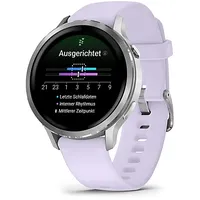 Garmin Venu 4 41 mm Grau/Silber Silikon Armband Lavendelblau