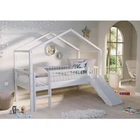 Vipack Hausbett Forrest 90 x 200 cm Buche massiv