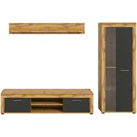 MID.YOU Wohnwand , holzfarben , Maße cm Wohnzimmer, Wohnwände,