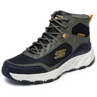 SKECHERS Schnürstiefelette in grün | Gr.: 41