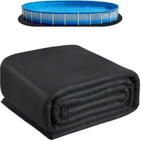 Vevor Ovale Poolunterlage, 3,6x7,3 m, Bodenplane für oberirdische Schwimmbecken,