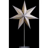 Sterntaler Dekostern Weihnachtsstern Papier Samt Faltstern mit Ständer |