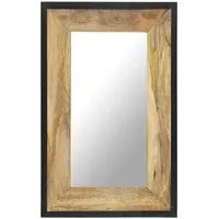 VidaXL Spiegel 80x50 cm Mango Massivholz