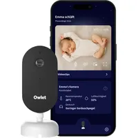 Owlet Dream SightTM – Babyphone mit 2K-Kamera, Nachtsicht, Weinen-/Bewegungs-/Geräuscherkennung,